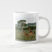 Grande Tasse Animaux de bébés cutest | Giraffe Calf & Mama (Droite)