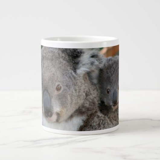 Grande Tasse Animaux de bébés cutest | Koala et Joey (Devant)