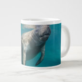 Grande Tasse Animaux de bébés cutest | Manat & bébé (Devant droit)