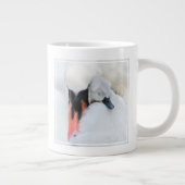 Grande Tasse Animaux de bébés cutest | Mère et bébé Mute Swan (Droite)