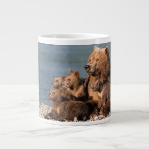 Grande Tasse Animaux de bébés cutest   Mère Ours & Cubs