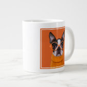 Grande Tasse Animaux de bébés cutest | Orange Boston Terrier (Devant droit)