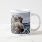 Grande Tasse Animaux de bébés cutest | Otter Baby & Mère (Droite)
