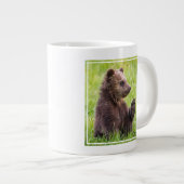 Grande Tasse Animaux de bébés cutest | Vague d'ours Brown (Devant droit)