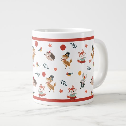 Grande Tasse Animaux de fête (Devant droit)