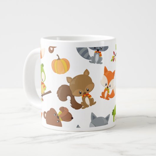 Grande Tasse Animaux de forêt, Animaux de forêt, Animaux d'auto (Devant gauche)