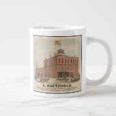 Grande Tasse Annonce Vintage D'Août Baetzhold, Vins & Liqueurs (Droite)