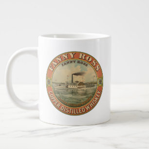 Grande Tasse Annonce Vintage Pour Fanny Ross Cuivre Distillée W