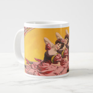 Grande Tasse Annonce Vintage Pour Saratoga Red Spring Splings