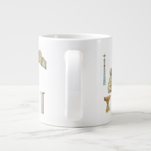 Grande Tasse Antonio Gaudi. Barcelone. L'Espagne. Architectural (Dos)