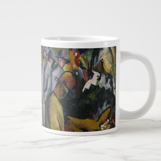 Grande Tasse Août Macke| Jardin zoologique I (Droite)