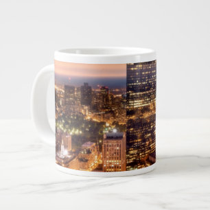 Grande Tasse Aperçu de Boston la nuit