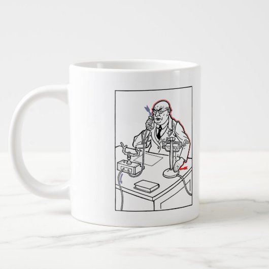 Grande Tasse Appel téléphonique choquant (Gauche)