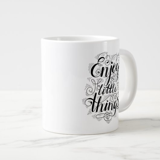 Grande Tasse Appréciez les petites choses 1 (Devant droit)