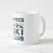 Grande Tasse Apres Ski Club Mountain Logo - Custom Mens Winter  (Devant droit)