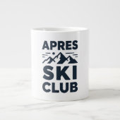 Grande Tasse Apres Ski Club Mountain Logo - Custom Mens Winter  (Devant)