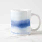 Grande Tasse Aquarelle bleue Pins Arbres (Droite)