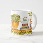 Grande Tasse Aquarelle colorée (Devant droit)