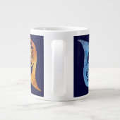 Grande Tasse Aquarelle Cornes françaises (Dos)
