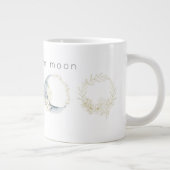 Grande Tasse Aquarelle de la lune et de la flore (Droite)