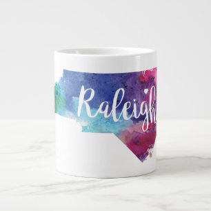 Grande Tasse Aquarelle Raleigh, Caroline du Nord