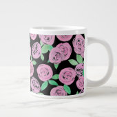 Grande Tasse Aquarelle, roses roses (Droite)