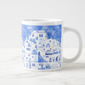 Grande Tasse Aquarelle Santorin Grèce (Droite)
