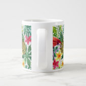 Grande Tasse Aquarelle tropicale (Dos)