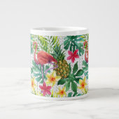 Grande Tasse Aquarelle tropicale (Devant)