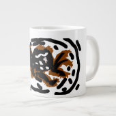 Grande Tasse Araignée amour latte (Devant droit)