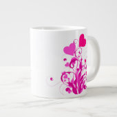 Grande Tasse Arbre Coeurs d'amour-25053 (Devant droit)