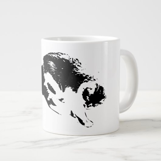 Grande Tasse Arc de calme — Chat-bailleur (Devant droit)