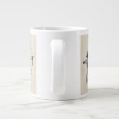 Grande Tasse Archeresse aquarelle Silhouette (Dos)