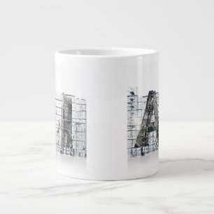 Grande Tasse Architecture de lettres industrielles d'IA Art