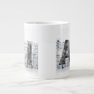 Grande Tasse Architecture de lettres industrielles d'IA Art