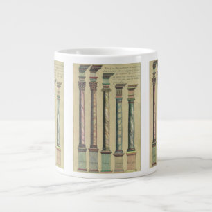 Grande Tasse Architecture vintage, les 5 Ordres Architecturaux