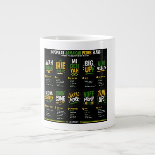 Grande Tasse Argot jamaïcain (Devant)