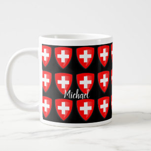 Grande Tasse Armoiries de la Suisse drapeau souvenir personnel