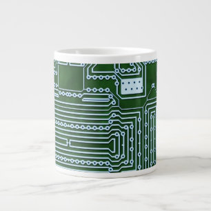 Grande Tasse Arrière - plan de carte de circuit