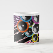 Grande Tasse Arrière - plan grunge (Devant)
