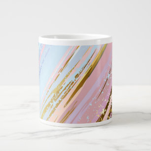 Grande Tasse Arrière - plan rose texturé