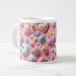 Grande Tasse Art de personnage de bonbon Pastel Kawaii