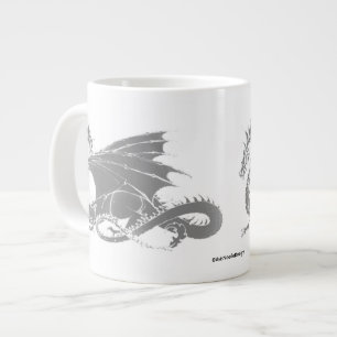 Grande Tasse Art Dragon/Gris