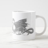 Grande Tasse Art Dragon/Gris (Droite)