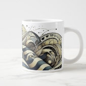 Grande Tasse Art du drapeau américain (Droite)