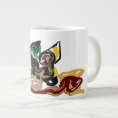 Grande Tasse art du renard fennec (Devant droit)