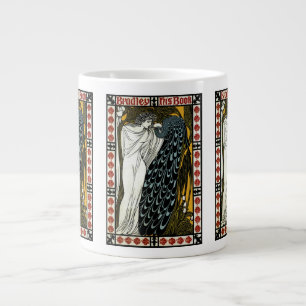 Grande Tasse Art nouveau vintage, le baiser de William Bradley