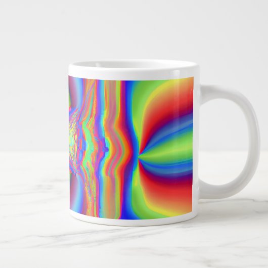 Grande Tasse Art numérique d'intersection dimensionnelle (Droite)