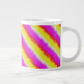 Grande Tasse Artdeco rose Jaune Artdeco Arc-en-ciel rayures (Droite)