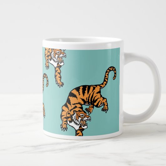 Grande Tasse Asia Tiger Pattern (Droite)